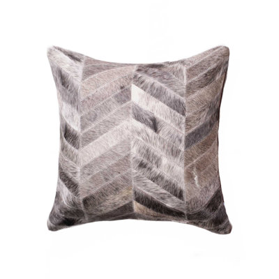 Coussin décoratif à chevrons