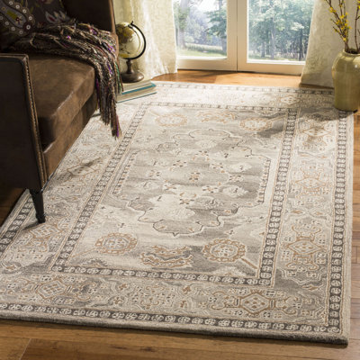 Tapis en laine touffeté à la main Kouerga Wyndham