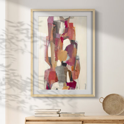 Stacked Houses III -Gallery Wrapped Canvas