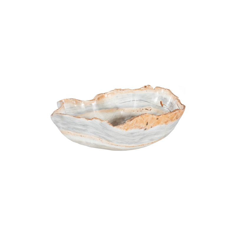 Bol en onyx coulé, faux fini, petit