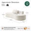 Nerio Modern 240CM Compressed High-Density Foam Sofa With 2 Pillow and No Assembly Needed-847033525