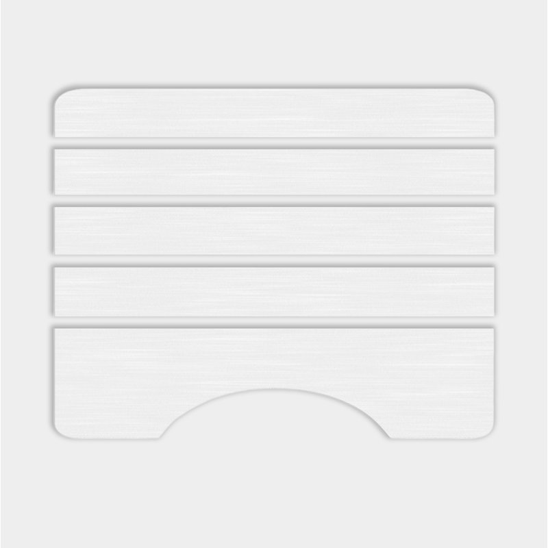 Tapis de salle de bain Diatomite, Blanc