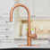 Pull Down Kitchen Faucet with Single Handle and Deck Plate