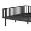 Structure de lit de jour en métal, support de lattes, sommier non requis-130155230-130155227