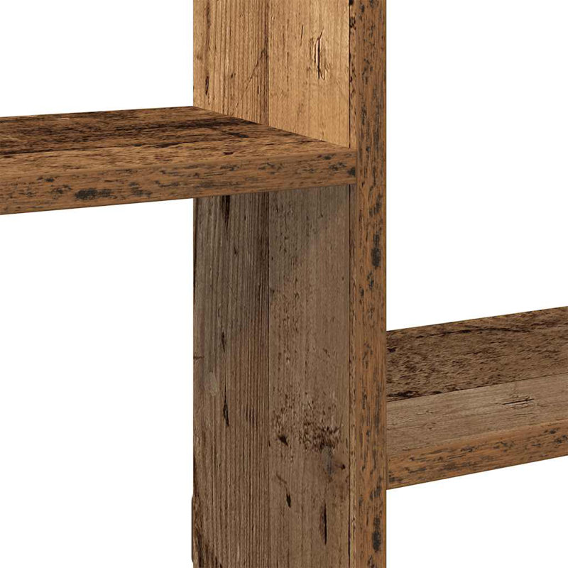 10-9 Cube Shelf, Reclaimed Wood