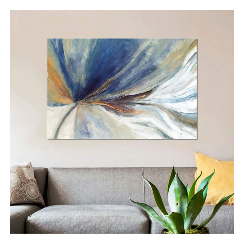 " Traced " by PI Galerie, 26" H x 40" W, No Frame, Wrapped Canvas
