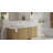 Badeloft 39.3" x 18.8" Rectangular Stone Resin Vessel Bathroom Sink WB-05-XL-G in Glossy White-137927653