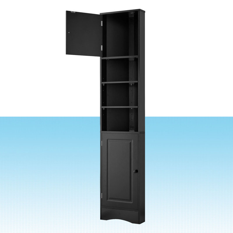 Cenia Freestanding Bathroom Cabinet, Black