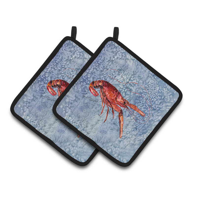 Caroline's Treasures Crawfish Polyester Potholder