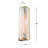 Greeley - 2-Light Wall Sconce - Wispy White Murano Style Alabaster Glass Shade-350517958