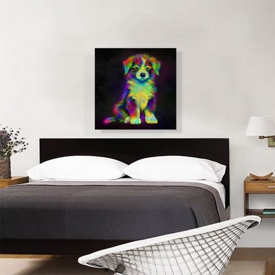 «Puppy Cute Dog», impression sur toile tendue