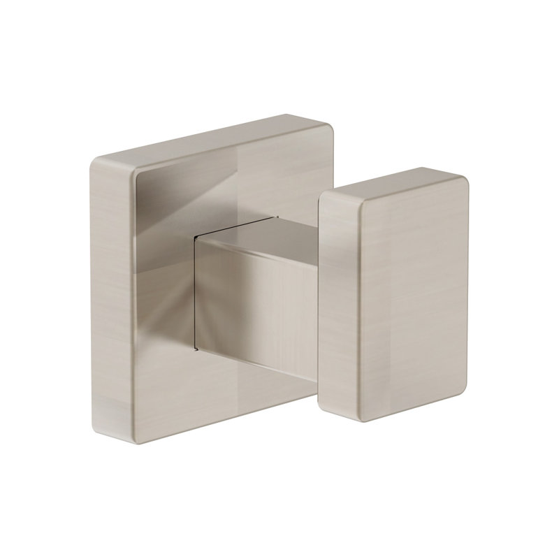 Duro Wall Mounted Robe Hook with Installation Hardware, Satin Nickel
