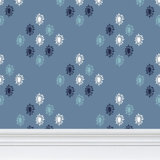 British Brooch Large Repeat Luxury Wallpaper