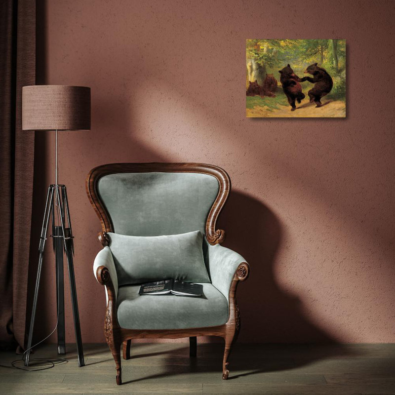 Art graphique sur toile tendue Alcott Hill® Beard, William H., H 15 po x l 18 po