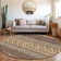 Premium Machine Washable Prisco Brown Rug