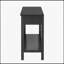 Console moderne avec placage de sapin et design distinctif-372441665