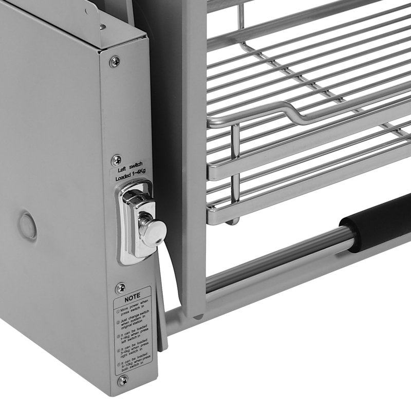 2-Tier Cabinet Pull-Down Shelf