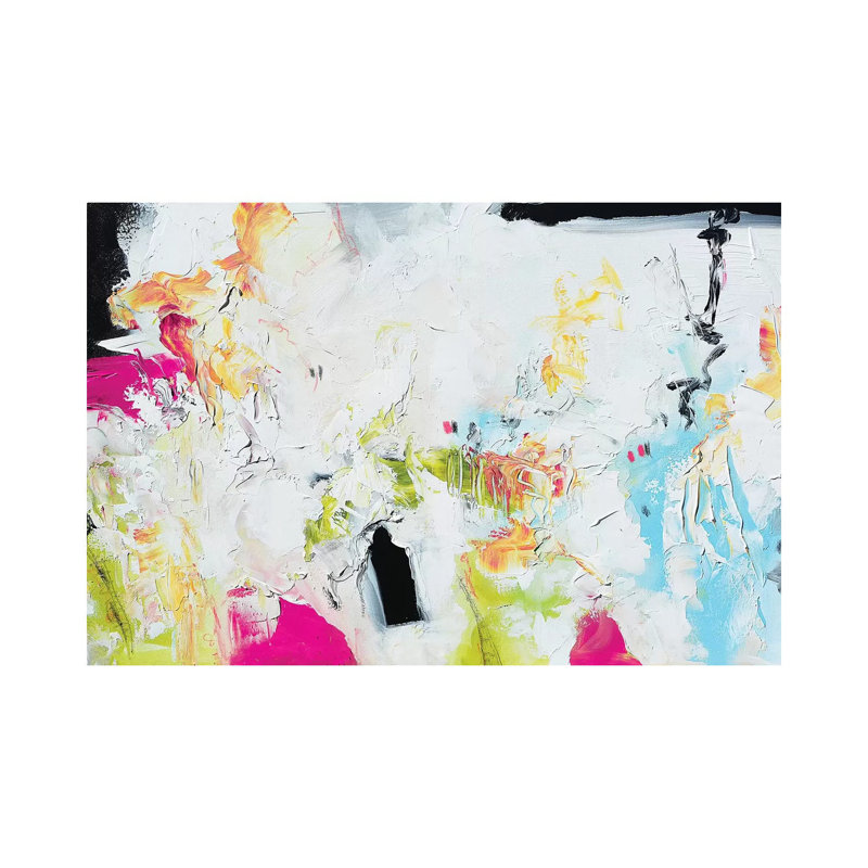 Abstract IX by Andrada Anghel - Wrapped Canvas Painting, 45.72cm H x 66.04cm W x 1.91cm D