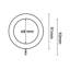Keswick Wood 5cm Single Curtain Pole-1112433730-1111831428