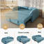 Canapé-lit polyvalent à double usage avec option de lit rétractable, idéal pour des sièges confortables et un espace de couchage supplémentaire dans les salons-1390289768