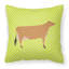 Coussin décoratif extérieur en tissu carré éclectique cow check-23813362-48710461