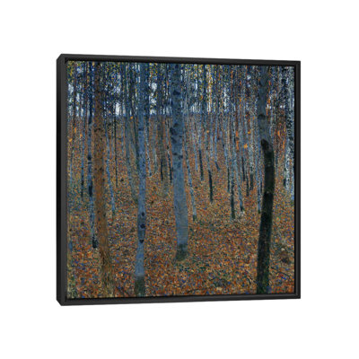 « buchenwald 1 (hêtre vigne 1) » par gustav klimt,, reproduction d’art sur toile