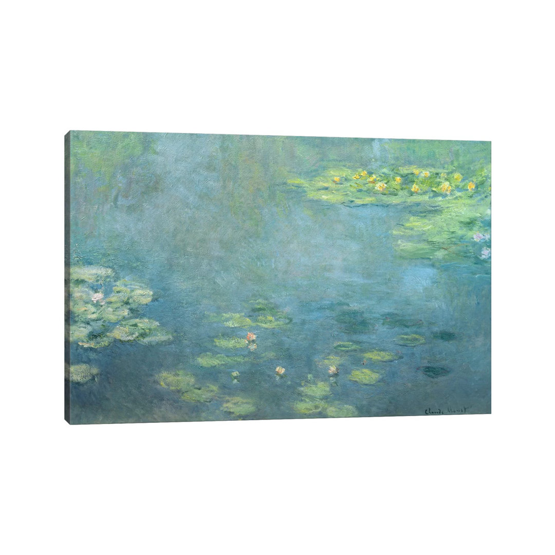 Waterlilies by Claude Monet - Wrapped Canvas Painting