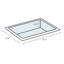 Iron Tones® Metal Rectangular Drop-In Bathroom Sink-262718186