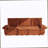 94.5" King Size Pull Out Sofa Bed,3-In-1 Convertible Sleeper Sofa,Multi-Functional Corduroy  Bed,Orange-618539247