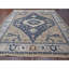 Tapis oriental bleu en laine noué à la main 12 pi x 14 pi 9 po C6EF17F392F34DD9A76C15622BB58D4E
