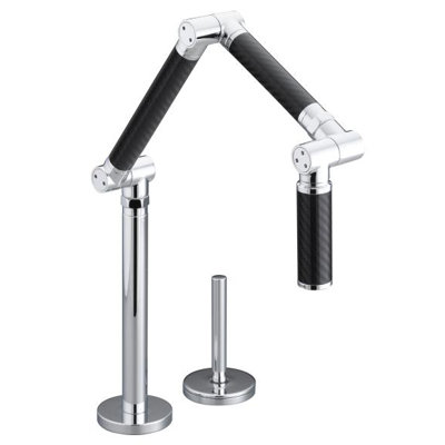 Karbon Two-Hole Deck-Mount Pot Filler
