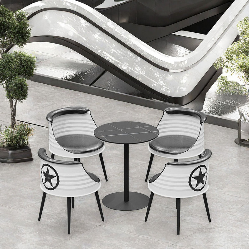 Ensemble de salle à manger 25,59 po x l 25,59 po, 5