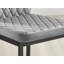 Benia White & Grey Marble Effect Dining Table Set with x6 Luxury Velvet Upholstered Dining Chairs-98922911