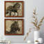 Midnight Stallion - ensemble de 2 peintures sur toile encadrées-1580004109-1580004113