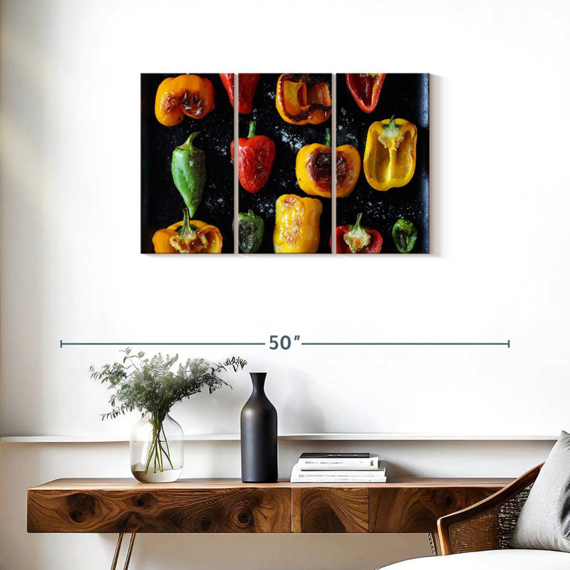 Yarlin Roasted Bell Peppers, 20" H x 33" W