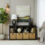 Support de rangement à grande capacité à 8 compartiments, gris anthracite polyvalent-44736233-44736235