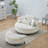 Crescent Sofa With Two Throw Pillows And One Lumbar Pillow, Comes With Extra Tray-190177531