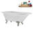 62" Streamline Clawfoot Tub,Tray,Drain, Clawfeet-101628981-102218224