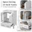 Meuble-lavabo 24 po blanc | Armoire de rangement, lavabo sous-comptoir en céramique-334244191-334244188