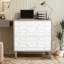 Solution de rangement polyvalente et polyvalente pour documents, format légal, lettre, format A4, armoire grise et blanche chic, fabrication en panneau de particules de classe E0, stabilité des pieds réglables, bureau à tiroirs spacieux,