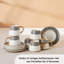 Karaca Globe 12 Piece Porcelain Espresso Turkish Coffee Cup Set For 6 People,
