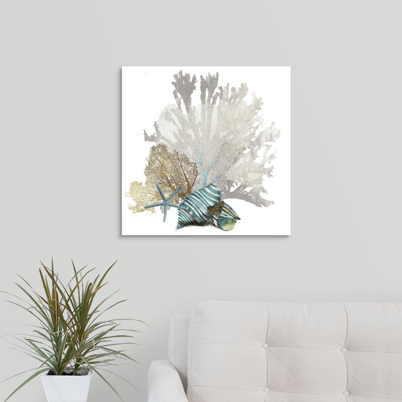 « Coral » par Aimee Wilson - reproduction d'impression sur toile tendue, H 20" x l 20" , Toile tendue, Sans cadre