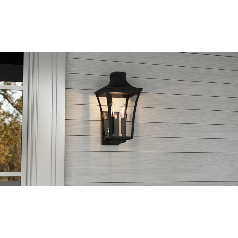 Lanterne murale d'extérieur Graysie, 16.25" H x 8" W x 9" D, 2 Lights