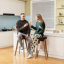 Tabouret de bar pivotant 31,25 po Ashara-87500013