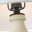 Ralph Lauren Halifax 28" Cordless Pierced Ceramic Table Lamp in Coconut with Linen Shade