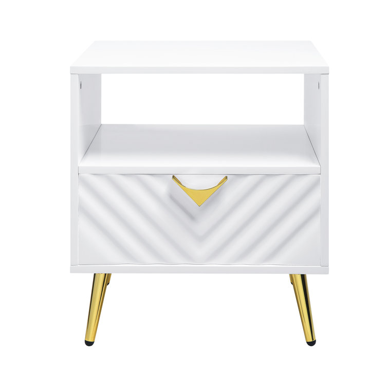 Heusain End Table with Storage