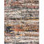 Tapis noir / orange à motif abstrait Tucson-396055140