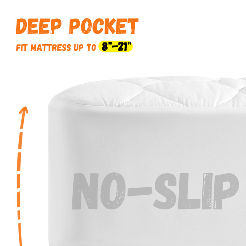 Protège-matelas chauffant Aladino, Simple, Blanc