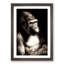 Mighty Silverback Gorilla in Abstract - Picture Frame Graphic Art Print-55739979-55739980