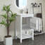 Meuble-lavabo simple 20 po avec comptoir en céramique Jeraldean-1115421057